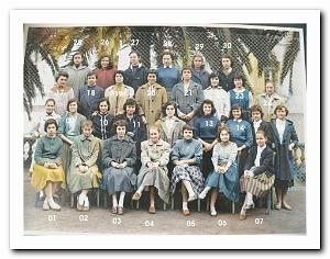 LYCEE STEPHANE GSELL 1956 3 EME A